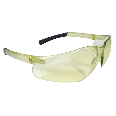 Radians Rad-Atac, Safety Glasses, Anti-Scratch, Low IRUV Lens, Green Frame, Frameless, 1 PR AT1-W2